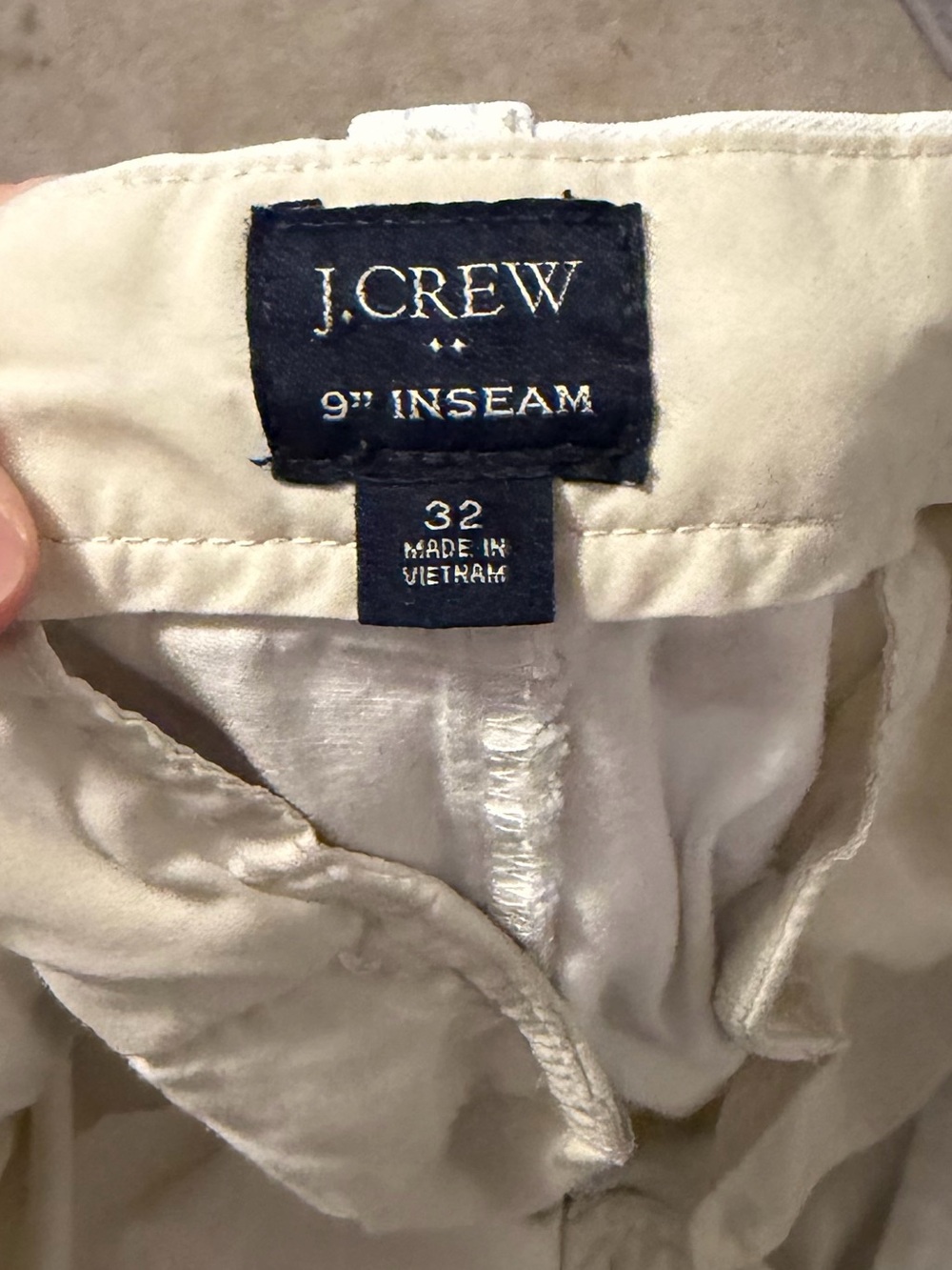 J. Crew Cream Men's Chino Shorts